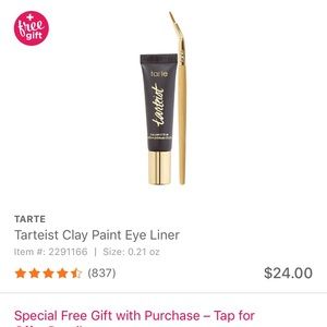 TARTE Tarteist Clay Paint Eye Liner